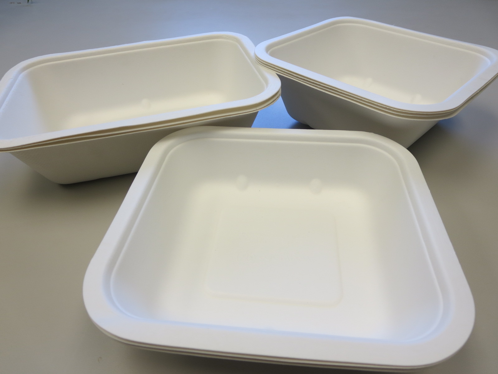 V4-GB16 Vegware Compostable Bagasse Gourmet Food Containers (16-ounce)